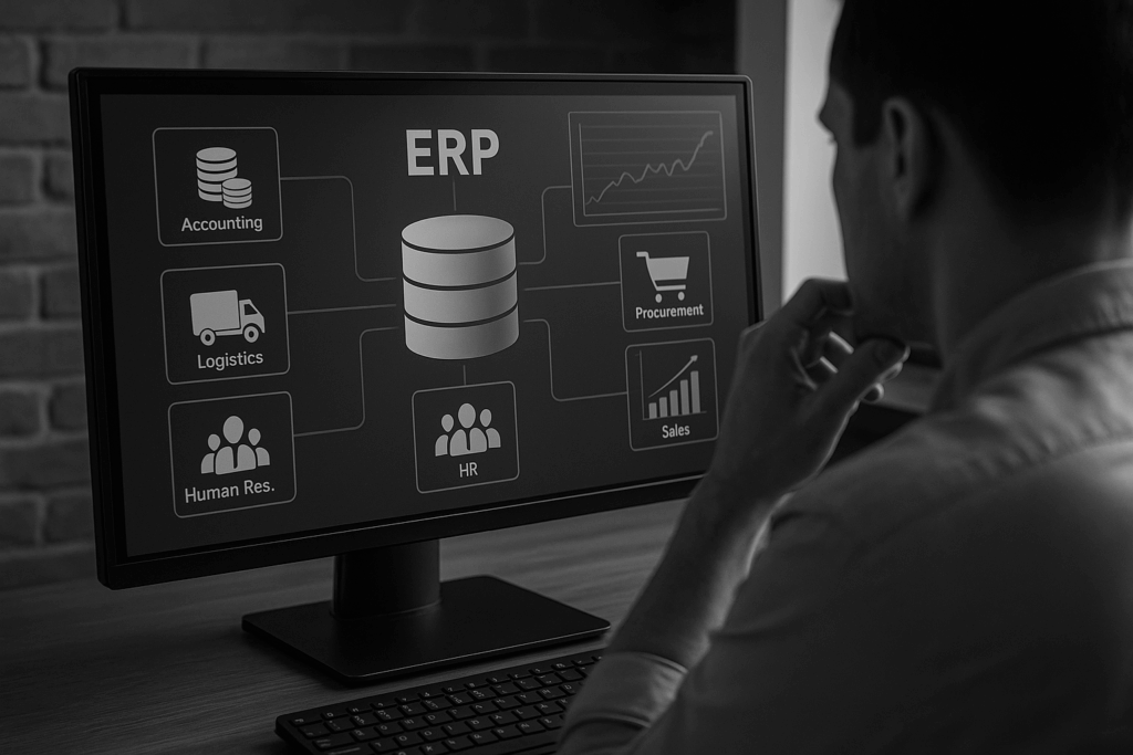 Illustration af hvad er et erp system