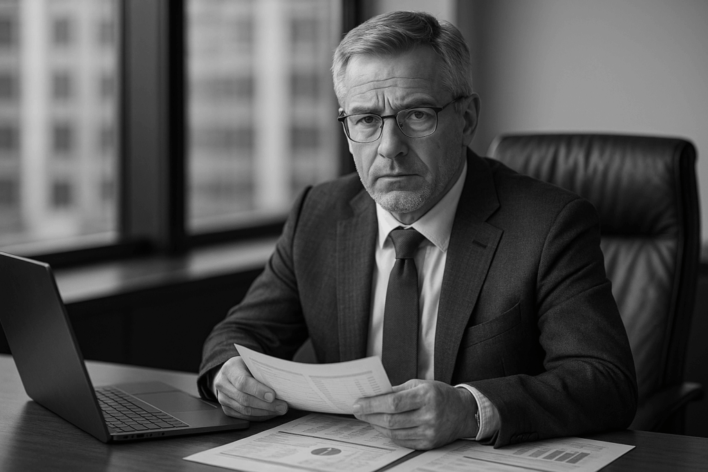 Illustration af interim cfo